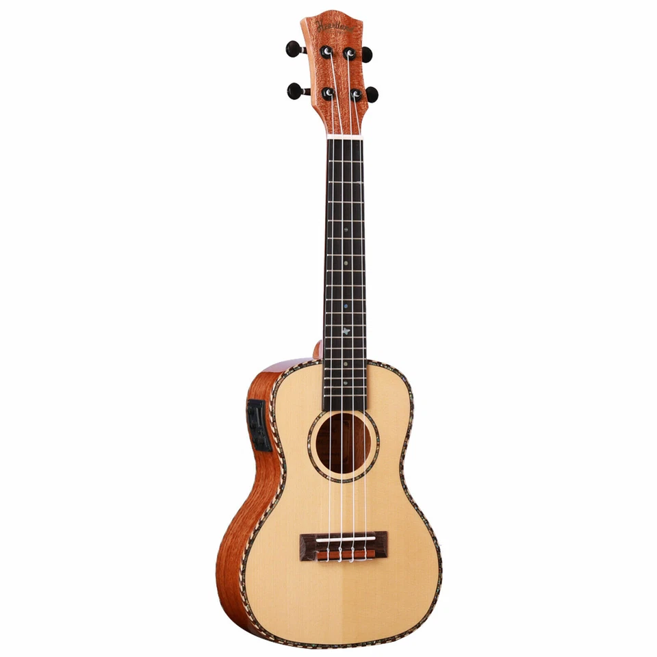 Muzikkon Heartland Concert Ukulele Mahogany with EQ Musical Instrument - Image 1 of 4