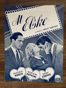 Design for Living Fredric March Gary Cooper Hopkins 1933 Danish Movie Program - Bild 1 von 7