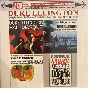 Duke Ellington 4 Classic Albums 2CD Swinging Suites/At the Bal Masque/Midnight - Foto 1 di 3