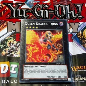 Queen Dragun Djinn Súper Raro Yu-Gi-Oh! GAOV-EN049 NM - Imagen 1 de 1