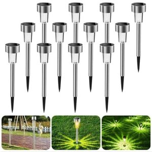 12x Solar Gartenleuchte LED für Außen Solarlicht Deko Solarlampe Balkon Terrasse - Bild 1 von 16