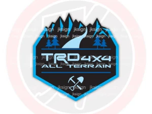 ALL TERRAIN Sticker (2 Decals) Fits on TOYOTA TACOMA TRD 4X4 Off-road - Picture 1 of 10