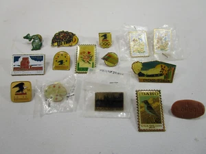 Lot of 15 Vintage USPS Post Office PINS Express Mail We Deliver Service - Picture 1 of 5