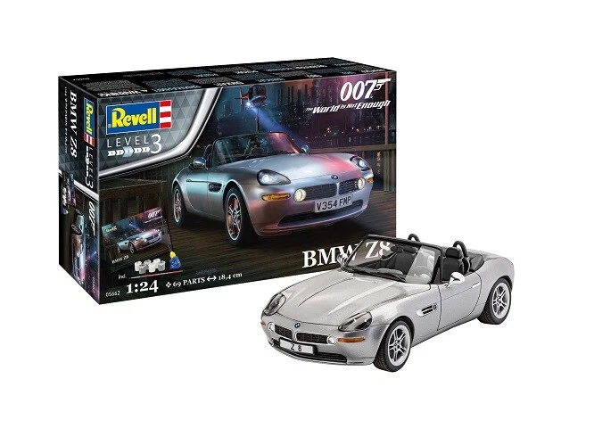 Revell 05662 - 1/24 Geschenkset -bmw Z8 (JamesBond007 )" The World È Not Enough - Immagine 1 di 1