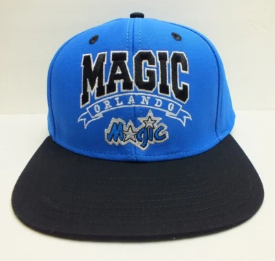 Orlando Magic adidas NBA Spell out Banner Logo Men's Adjustable Snapback Cap Hat - Image 1 of 4