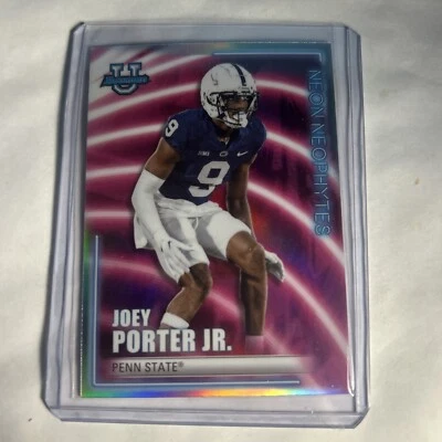 Joey Porter Jr 2022 Bowman's Best U #NN-16 Neon Neophytes Penn State - Image 1 of 2