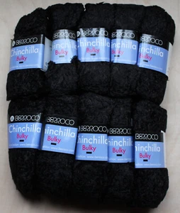 Berroco Chinchilla Bulky Yarn 10 Skeins Brand New Black - Picture 1 of 5