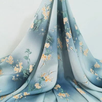 1yard X1.4meter Floral Rayon Material Soft Viscose Fabric For Dress Shirt Sewing - Image 1 of 4