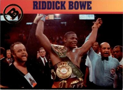 1993 Ballstreet Riddick Bowe Boxing Trading Card - Image 1 of 2