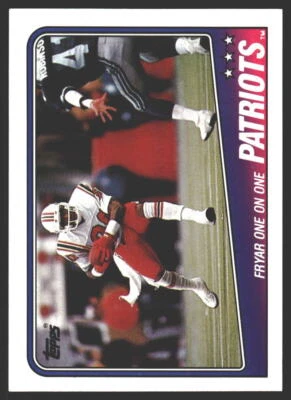 Patriots Team Leaders - Irving Fryar #175 1988 Topps New England Patriots - Image 1 of 2