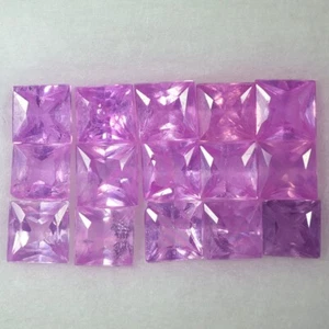 2.09CT STUNNING AA UNHEATED PRINCESS CUT PINK SAPPHIRE NATURAL - Picture 1 of 3