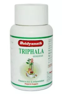 Baidyanath Triphala Guggulu 80 Tablets Herbal Ayurvedic Triphla Guggul Free Ship - Bild 1 von 3