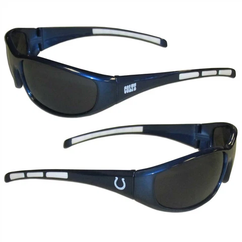 Indianapolis Colts Wrap Sunglasses Sports NFL Shades Football Glasses Fan Team Cover
