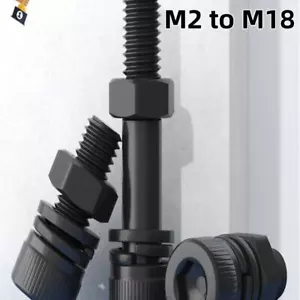 Juego de tornillos y tuercas y espaciadores y arandelas de cabeza de enchufe hexagonal de grado M2 a M18 12,9 - Imagen 1 de 249