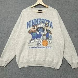 Minnesota Timberwolves Looney Tunes Basketball Sweatshirt Unisex Herren Damen - Bild 1 von 3