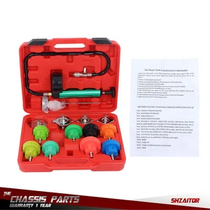 14Pcs Coolant Radiator Pressure Tester ,Cooling System & Gasket Leak Detector - Picture 1 of 13