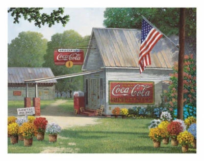Coca Cola Country General Store 500-teiliges Puzzle 596 mm x 457 mm (sk)