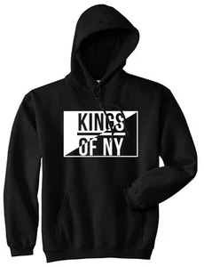 Kings of NY Half Logo Pullover Hoodie Hoody New York NYC Streetwear Dope LA - Picture 1 of 4