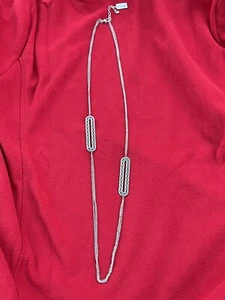 Brighton Ferrara Reiter lange Halskette + Stoffbeutel war 98 $ - Bild 1 von 5