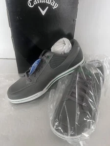 CALLAWAY~M332~All Day Collection~Del Mar Golf Shoes~Gray/Green~Men’s 9.5~NIB - Picture 1 of 9