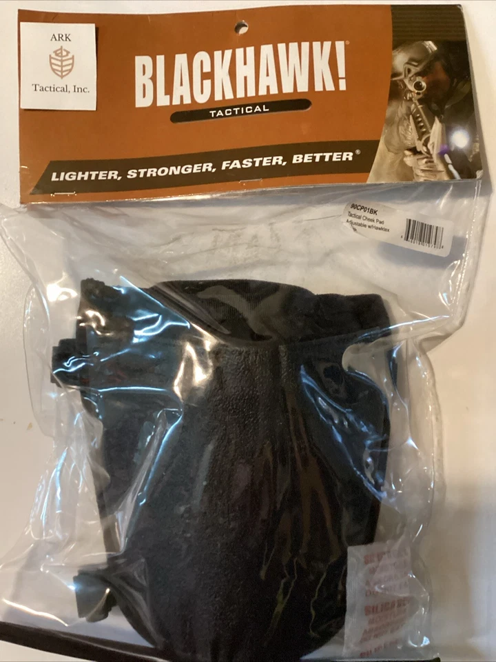 Almohadillas tácticas para mejillas Blackhawk con HawkTex ajustable, negras - 90CP01BK Foto 1 de 1