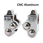 2X Silver CNC Aluminum 22mm Motorcycle Handlebar Switch Control W/ Harness 55CM