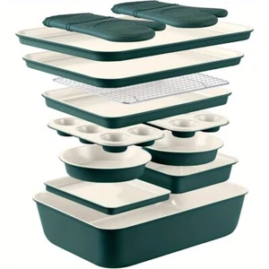 13-Piece Nonstick Cookware and Bakeware Set - Pots and Pans Collection - Picture 1 of 5