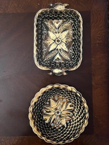 Bulgarian Woven Trays Set of 2 Authentic - Picture 1 of 5