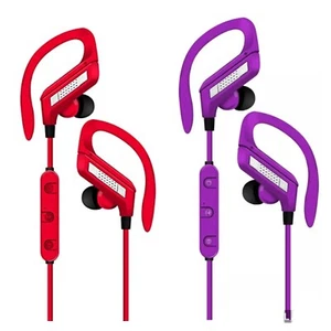 Jivo Liberty Sport Bluetooth Kopfhörer Farbe Rot/Lila (ELX-1020) - Bild 1 von 3