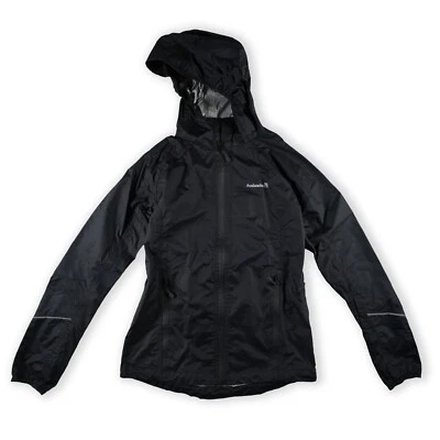 Avalanche Women’s Rain Jacket Small Full Zip Rain Jacket Black Zip Pocket - Image 1 of 4