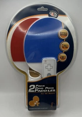 Pack de 2 palas de ping pong para mando Nintendo Wii Foto 1 de 2