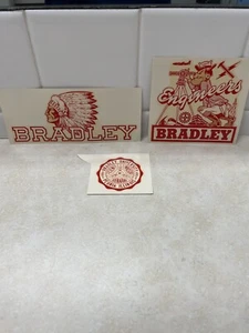 Calcomanía Angelus vintage - Universidad Bradley, ingenieros - Peoria, Illinois - Imagen 1 de 8