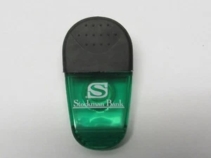 VINTAGE STOCKMAN BANK ADVERTISING REFRIGERATOR MAGNET MEMO RECIPE CLIP MONTANA - Picture 1 of 8