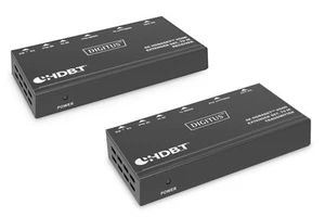 Digitus 4K HDBaseT™ HDMI Extender Set, 70 m, 4K2K@30Hz, RS232, IR, Schwarz Ultra - Photo 1/5