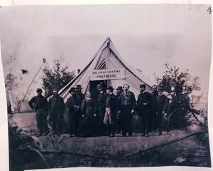 8x10 Civil War Photo: Army Post Office at Headquarters, Falmouth, Va. - Picture 1 of 3
