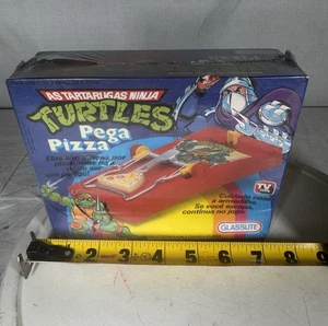 1990 Mega Rare TMNT Pizza Game Glasslite - BRASILIEN! Pega Pizza Ninja Turtles - Bild 1 von 11