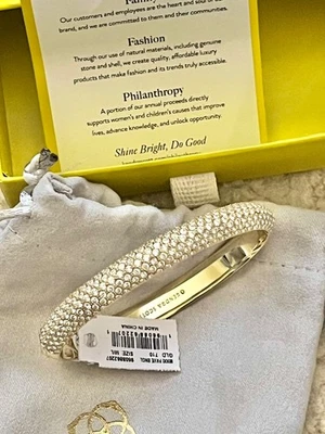 Brazalete Kendra Scott NUEVO 14kt en capas pavé Foto 1 de 4