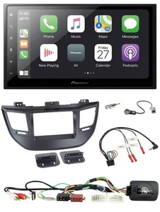 Pioneer Lenkrad Bluetooth DAB 2DIN USB Autoradio für Hyundai Tucson 15-20 schwar - Bild 1 von 11