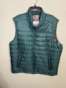 Columbia Herren grün gefütterte Weste Omni-Heat isoliert Reißverschluss Outdoor Wandern XL - Bild 1 von 6