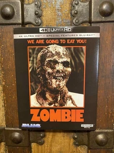 EMPTY SLIPCOVER ONLY Zombie 1979 (4K UHD Blu Ray) Lucio Fulci Tisa Farrow - Imagen 1 de 5