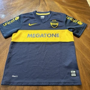 Nike 2007/08 Boca Juniors Football Soccer Jersey CABJ Blue Youth Small - Foto 1 di 5
