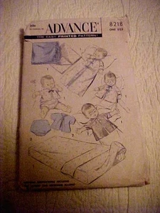VTG Advanc Infant Layette Pattern 8218 - Picture 1 of 4