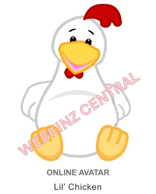 Webkinz Classic Lil' Chicken *Code Only* (~messaged~) - Image 1 of 4