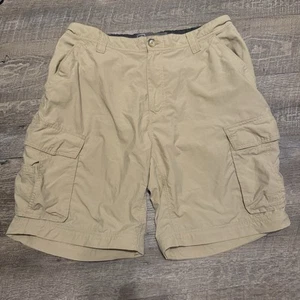 Rei Cargo Shorts Men’s Size 30 L Tan Beige Khaki Hiking Shorts Polyester - Picture 1 of 7