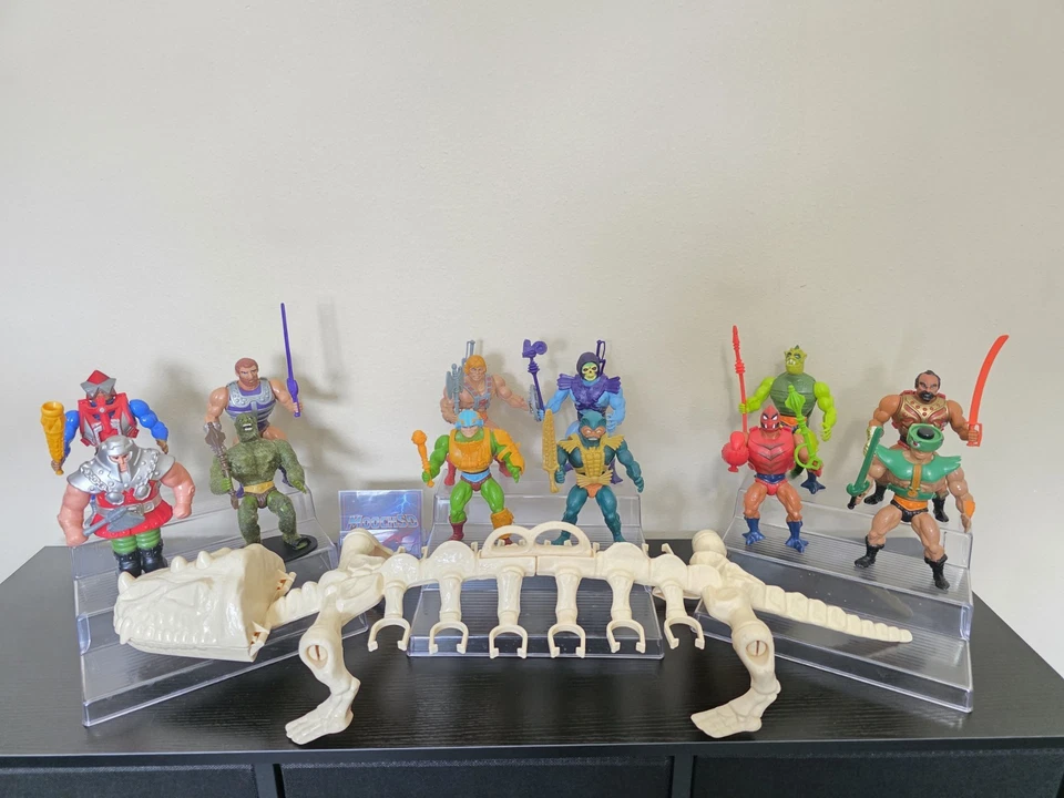 Vintage Motu He-Man Masters Of The Universe Action Figures And Battle Bones  - Image 1 of 4
