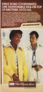 1976 Football Star Gale Sayers foto ""The Sears tienda para hombre"" anuncio impreso vintage - Imagen 1 de 1