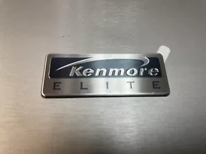 Kenmore Elite Kühlschrank Typenschild Abzeichen Aufkleber Sticker, groß, Original-Zubehör-Hersteller neu - Bild 1 von 3