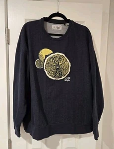 Penguin Munsingwear Herren 2X-Large marineblau Zitronen Rundhalsausschnitt Sweatshirt 2XL XXL - Bild 1 von 4