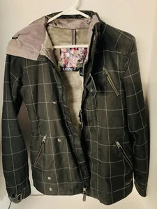 Burton Dryride Womens Waterproof Snowboard Jacket. Black Checks. Very Warm XS - Picture 1 of 6