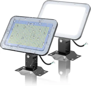 2 Pack 60W LED Flood Light 10980LM Super Bright Outdoor Floodlight Fixture IP65 - Picture 1 of 6